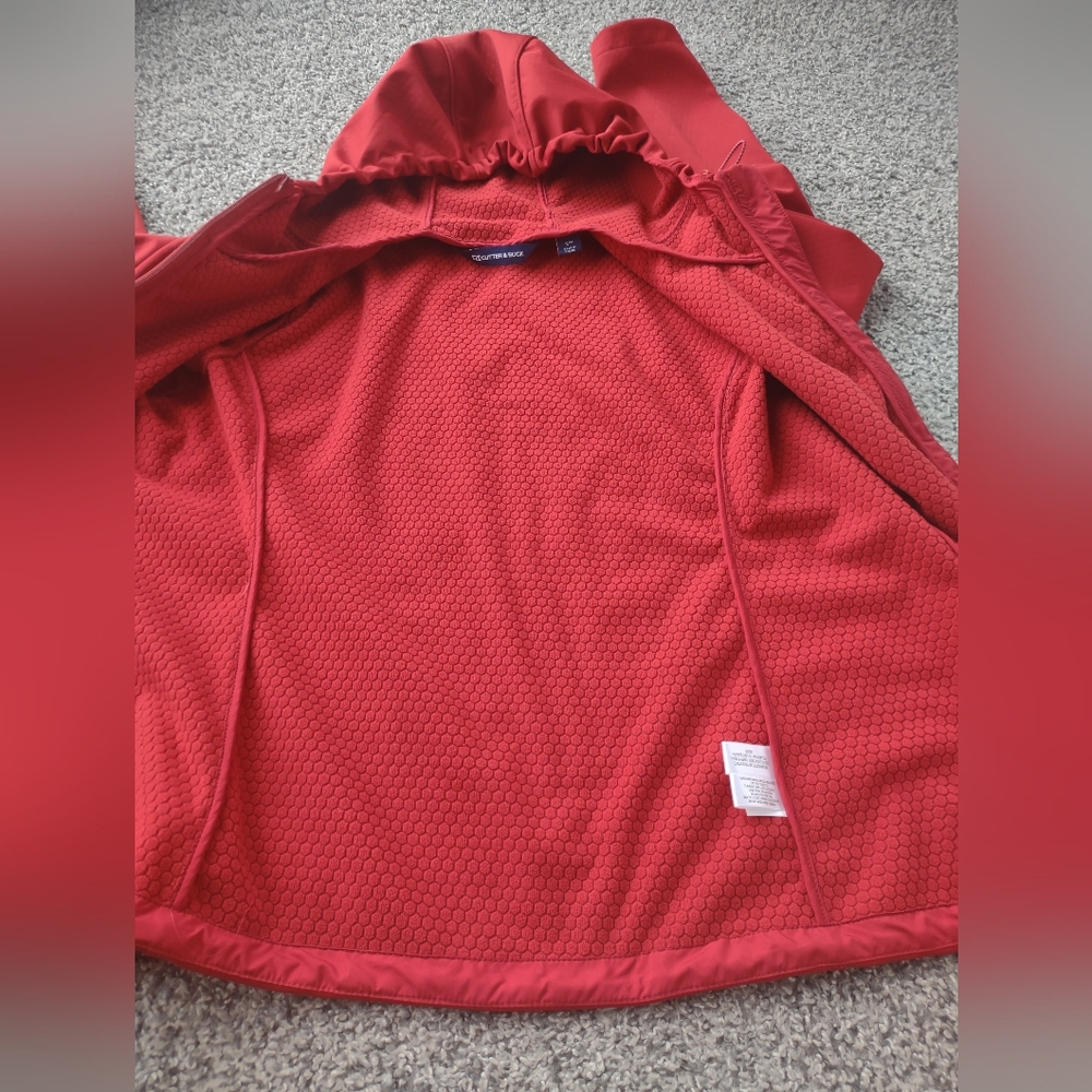 Cutter & Buck Red Jacket with Hood - Picture 4 of 15